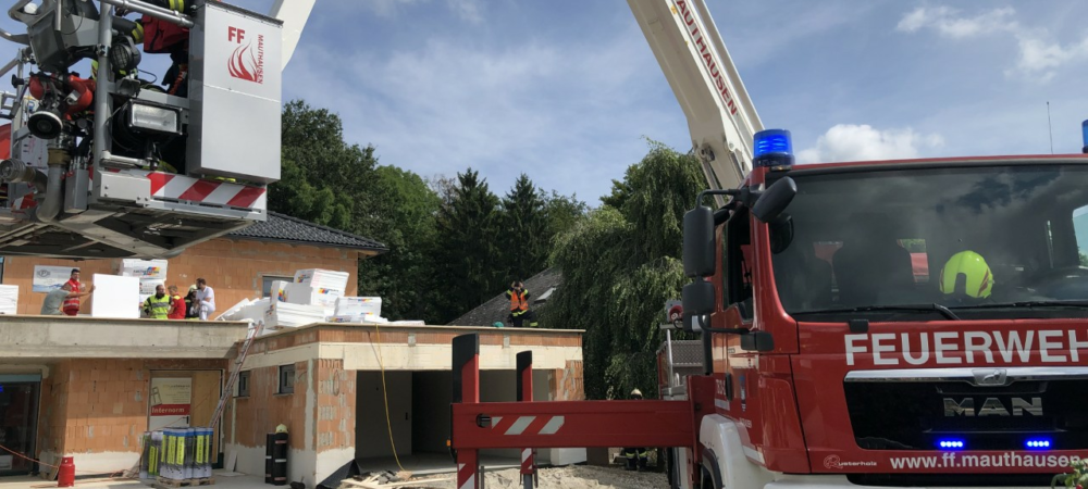 EINSATZ – Personenrettung auf Baustelle